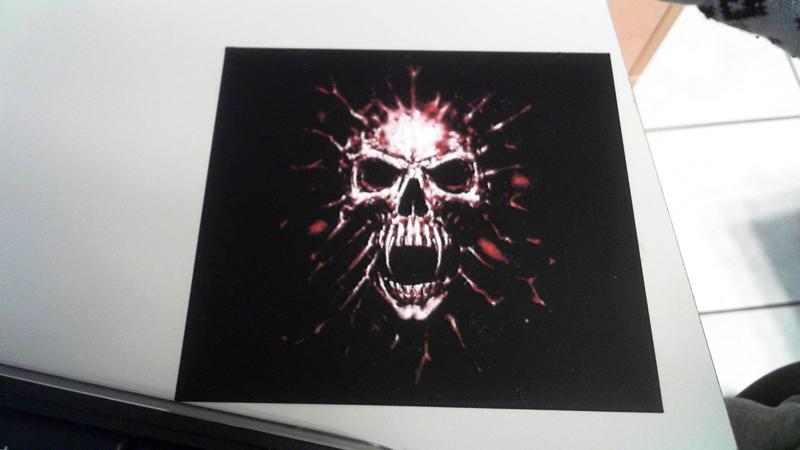 Hueforge skull
