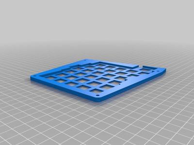 Atreus62 plate for hand wiring