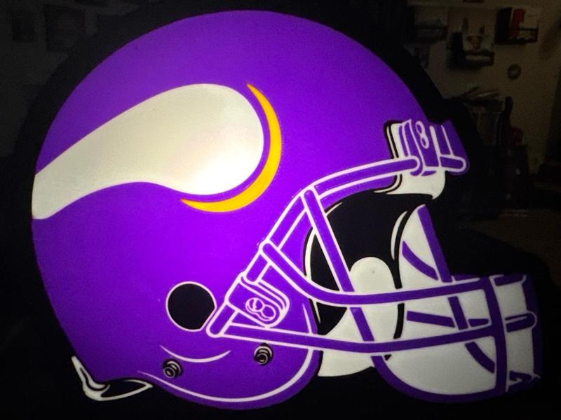 Minnesota Vikings Helmet Lightbox