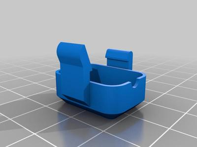 Filament cleaner with improved clip snap on