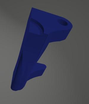 Ender 2 Pro - Minimalist hot-end fan mount - Remix