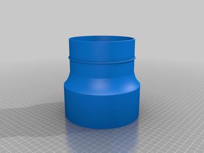 AC adapter to isolated fan duct hose