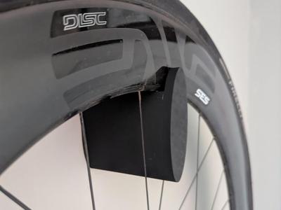 Bicycle wheel hanger