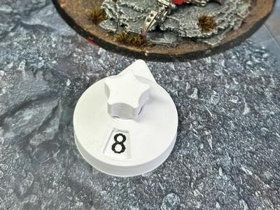 Print in place wargaming wound tracker (1-10)