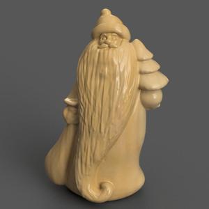 santa clause sculpture for table - desk - tree - keychain 002