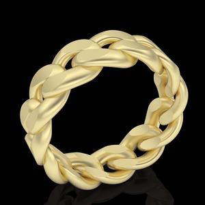Cuban chain ring