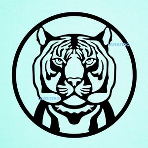 tiger wall decoration realistic art mural wall decoration