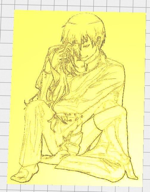 Taiga & Ryuji Lithophane (Toradora)