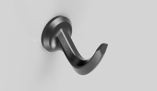 Hidden Screw, Print in Place Wall hook