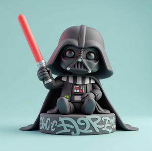 Chibi Darth Vader 3D Model