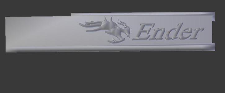 Ender 3 Pro LCD Ribbon Cable Cover (with Logo)