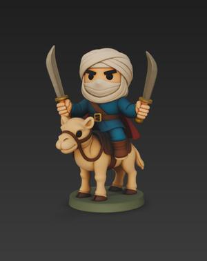 Male Persian Rider RPG