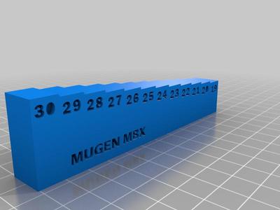 Medidor altura mugen mbx (ride height)