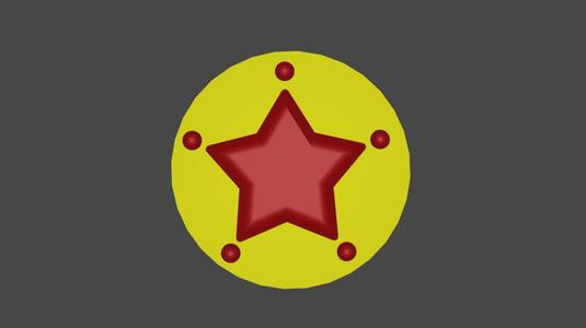 Paper Mario Color Splash Mini Paint Star Coin