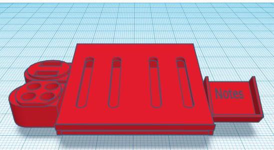 Computer stand desk organizer