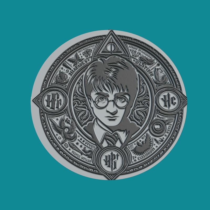 Harry Potter Print Model Harry Potter Medallion Harry Potter Wall Decor