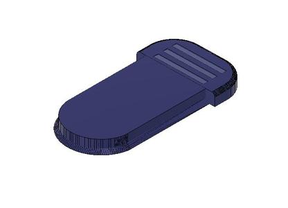 Lid for 2x 18650 dual battery case