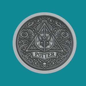 Harry Potter Print Model Harry Potter Medallion Harry Potter Wall Decor