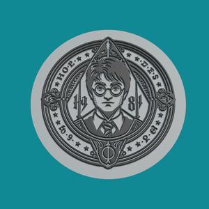 Harry Potter Print Model Harry Potter Medallion Harry Potter Wall Decor