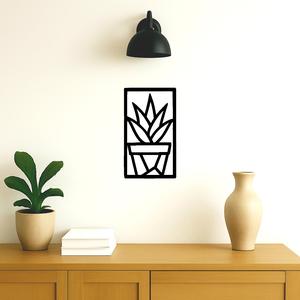 Flower-shaped wall decoration (flower pot)