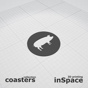 Coaster -Pig