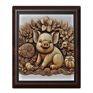 pig animal wall art relief wall decor