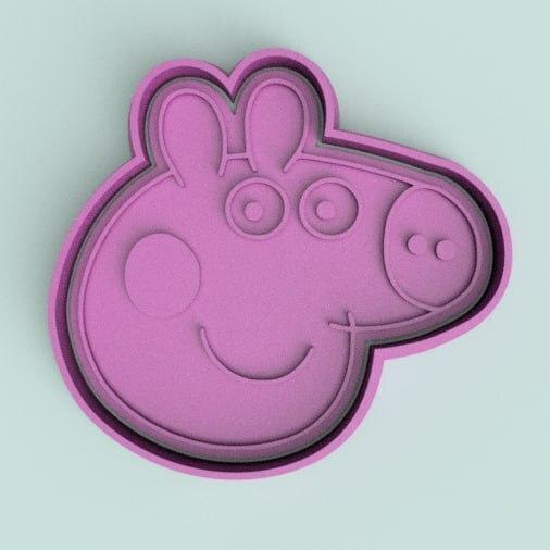 peppa pig cutter + stamp / peppa pig cutter + stamp