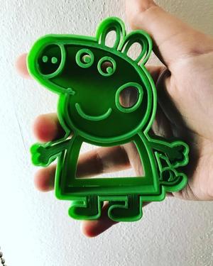 peppa pig cookie cutter