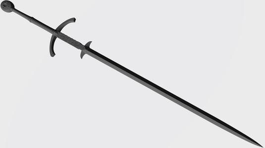 1/6 knight two-handed sword