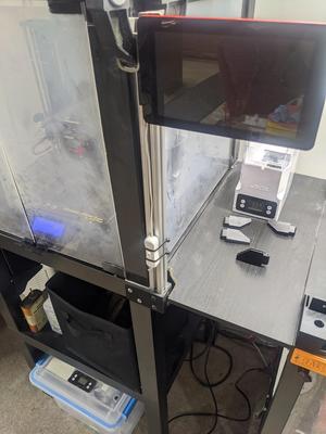 Bracket for 20/20 extrusion to Ikea Lack Table
