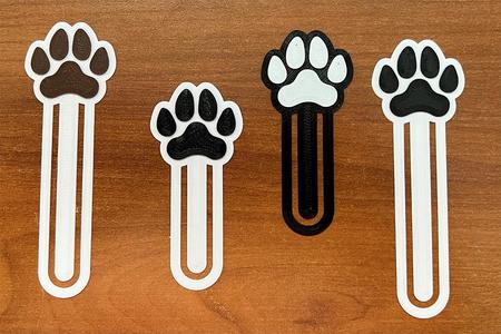Dog Paw Bookmark