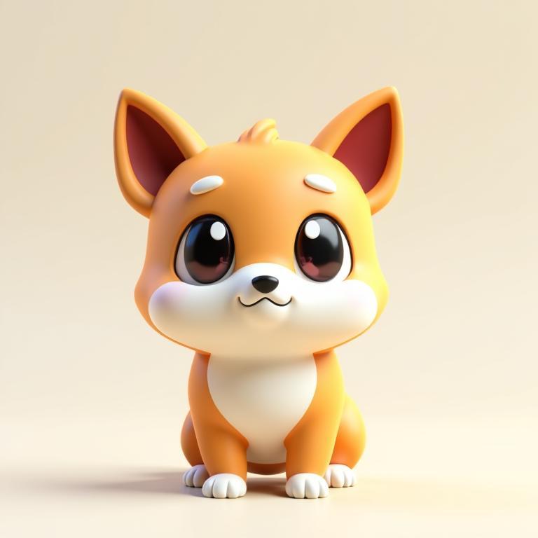 Corgi dog figure cute