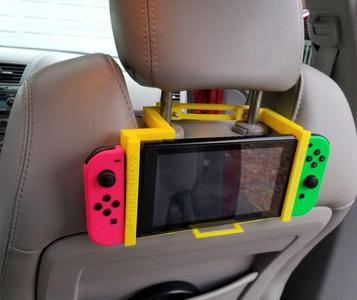 SwitchRider - Vehicle headrest mount for a Nintendo Switch