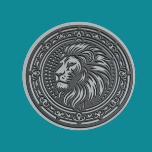 Lion Print Model