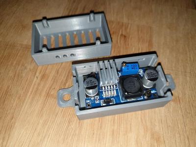 LM2596 HW-411 Buck Converter (with heatsink) enclosure