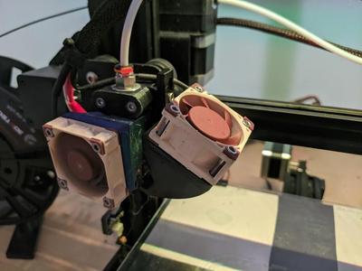 Minimalist E3D 40mm Part cooling duct