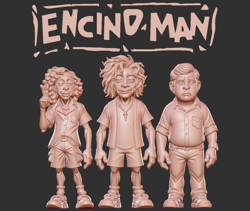 Encino Man Cast Action Figures