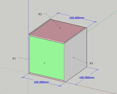*Box made of 3mm acrylic sheet