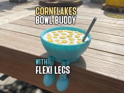 Cornflakes Bowl Buddy with Flexi Legs
