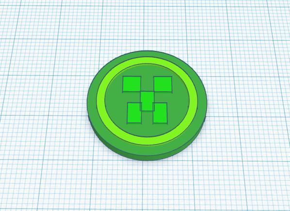 Minecraft-Creeper-Token