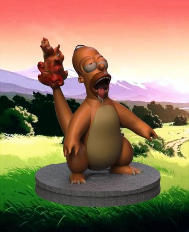Homer Charmander - Homermander