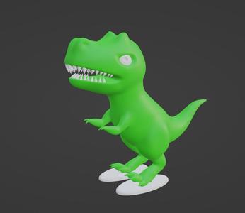 Cartoon Style T-Rex