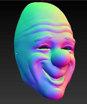 Clown mask