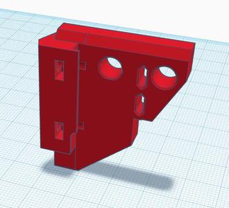 Tevo Tornado distance plate for Mellow NF-Crazy Hotend