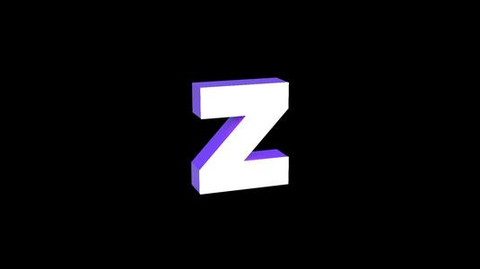 Led Light Sign letter Z
