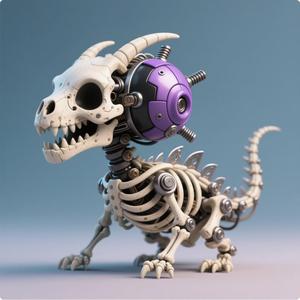 skeleton dinosaur