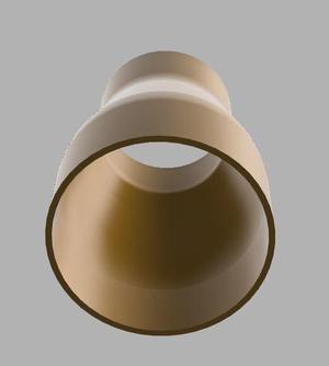 6 inch to 4 inch Dust Collection PVC Pipe Reducer