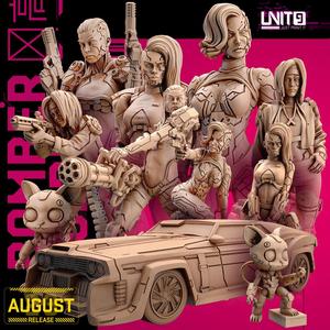 Cyberpunk models BUNDLE - Bomber Girls - (August23 release)
