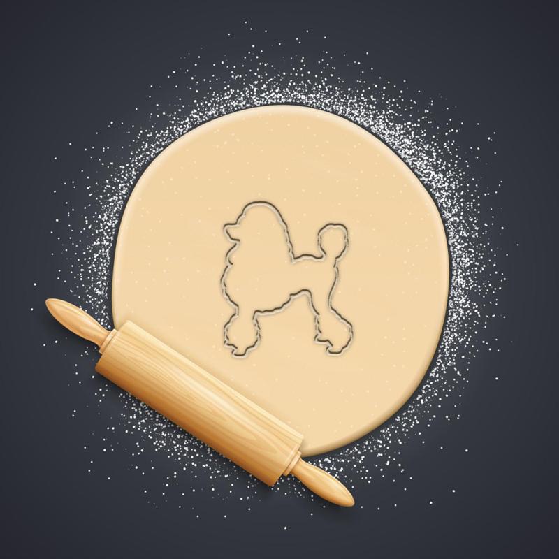 Fancy Dog Cookie Cutter, Biscuit Cutter