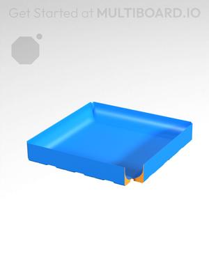 4x4x0.75 - Full Curved Bin - Multibin Insert